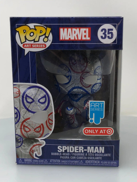 Funko POP! Marvel Art Series Spider-Man #35 Target Exclusive Vinyl Figure - (172406)