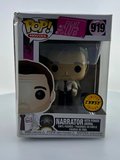 Funko POP! Movies Fight Club Narrator with Power Animal #919 Vinyl Figure - (172530)