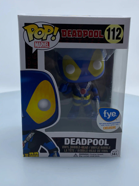 Funko POP! Marvel Deadpool Thumbs Up (Blue) #112 FYE Exclusive Vinyl Figure - (178342)