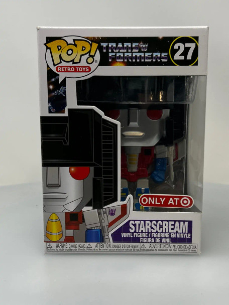 Funko POP! Retro Toys Transformers Starscream #27 Target Exclusive Vinyl Figure - (185383)