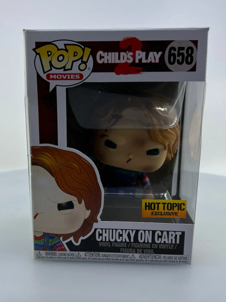 Funko POP! Movies Chucky on cart #658 Hot Topic Exclusive Vinyl Figure - (185086)