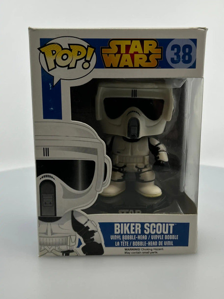 Funko POP! Star Wars Blue Box Biker Scout #38 Vinyl Figure - (189654)
