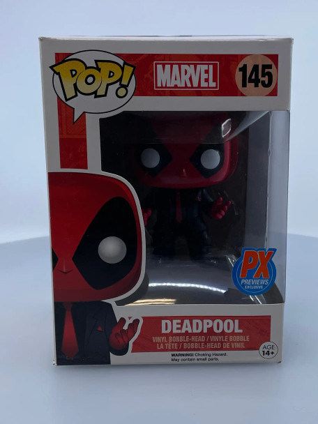 Funko POP! Marvel Deadpool in Suit and Tie #145 Previews Exclusive Vinyl Figure - (188641)