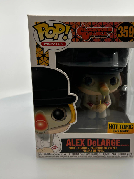 Funko POP! Movies Clockwork Orange Alex DeLarge Masked #359 Hot Topic Exclusive - (188476)