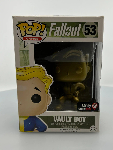 Funko POP! Games Fallout Vault Boy (Gold) #53 GameStop Exclusive Vinyl Figure - (190380)