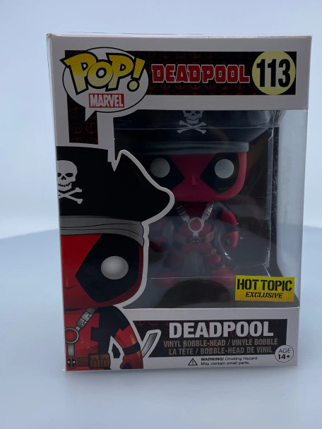 Funko POP! Marvel Deadpool with Pirate Hat #113 Vinyl Figure - (191599)