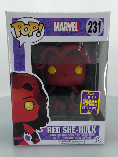 Funko POP! Marvel Red She-Hulk #231 Summer Convention Exclusive Vinyl Figure - (158068)