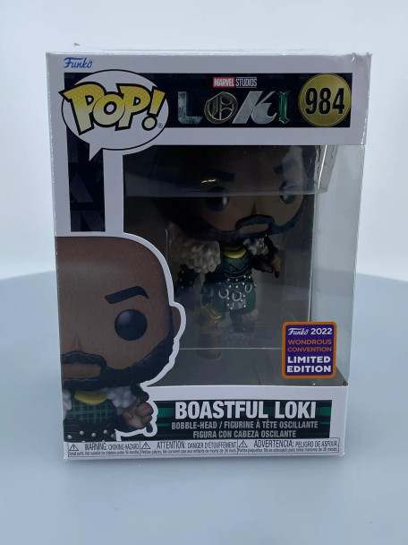 Funko POP! Marvel Boastful Loki #984 Wonderous Convention Exclusive Vinyl Figure - (168837)