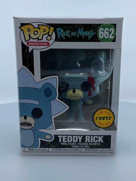 Funko POP! Animation Rick and Morty Teddy Rick (Chase) #662 Vinyl Figure - (192134)