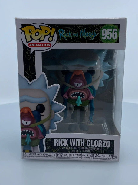 Funko POP! Animation Rick and Morty Rick with Glorzo #956 Vinyl Figure - (192099)