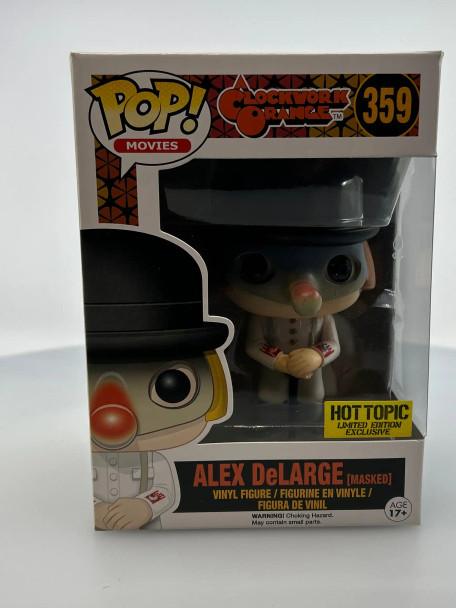 Funko POP! Movies Clockwork Orange Alex DeLarge Masked #359 Hot Topic Exclusive - (192484)