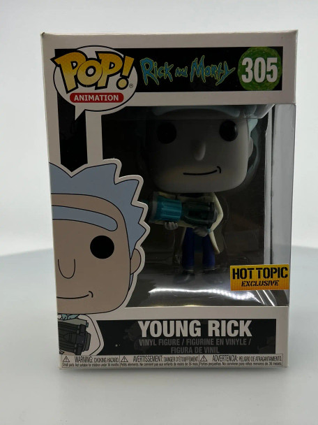 Funko POP! Animation Rick and Morty Young Rick #305 Hot Topic Exclusive - (192421)