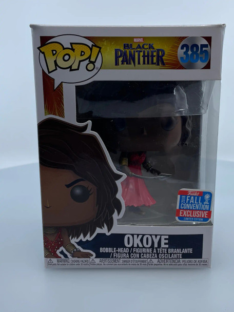 Funko POP! Marvel Black Panther Okoye (Red Dress) #385 Fall Convention Exclusive - (192400)