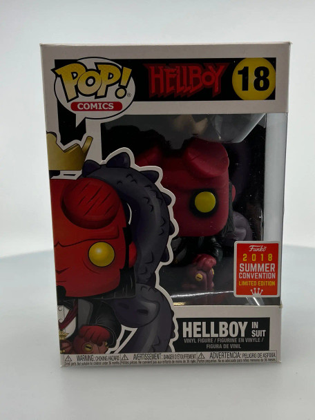 Funko POP! Comics Hellboy in Suit #18 Entertainment Earth Exclusive Vinyl Figure - (192551)