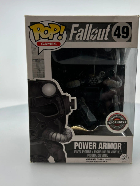 Funko POP! Fallout Power Armor (Black & White) #49 EB Games Exclusive - (192744)