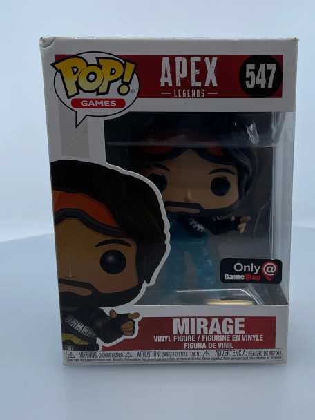 Funko POP! Games Apex Legends Mirage (Translucent) #547 Vinyl Figure - (192578)