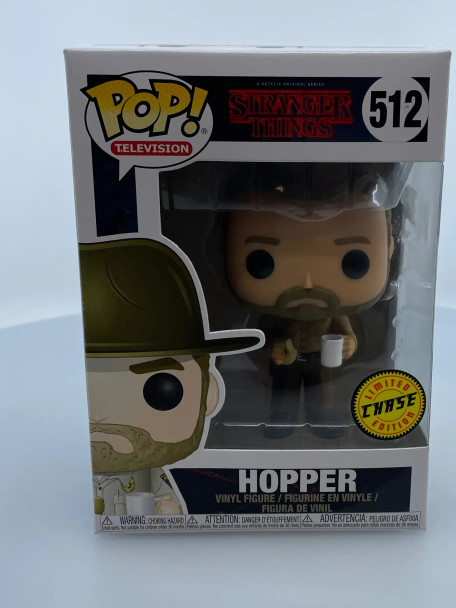 Funko POP! Television Stranger Things Jim Hopper (w/ Donut) (Chase) #512 - (192692)