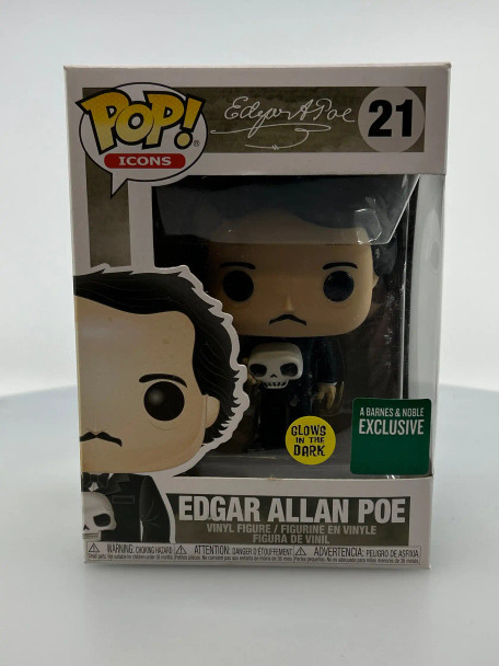 Funko POP! Icons Edgar Allan Poe #21 Barnes & Noble Exclusive Vinyl Figure - (192772)