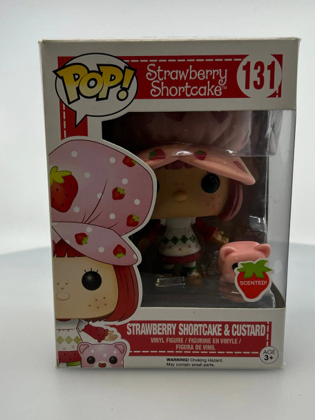 Funko POP! Animation Strawberry Shortcake & Custard (Scented) #131 Vinyl Figure - (192999)