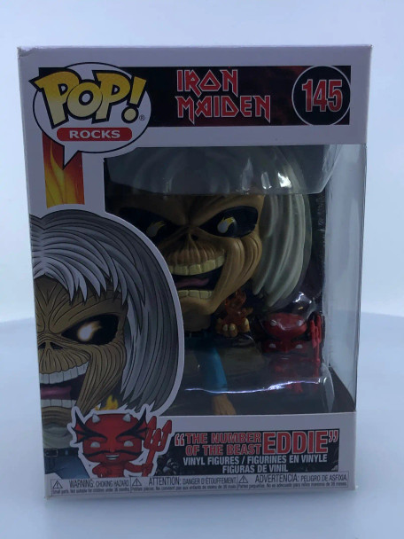 Funko POP! Rocks Iron Maiden The Number of the Beast Eddie #145 Vinyl Figure - (193981)