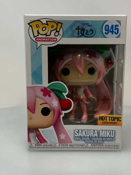 Funko POP! Animation Vocaloid Sakura Miku #945 Hot Topic Exclusive Vinyl Figure - (194016)