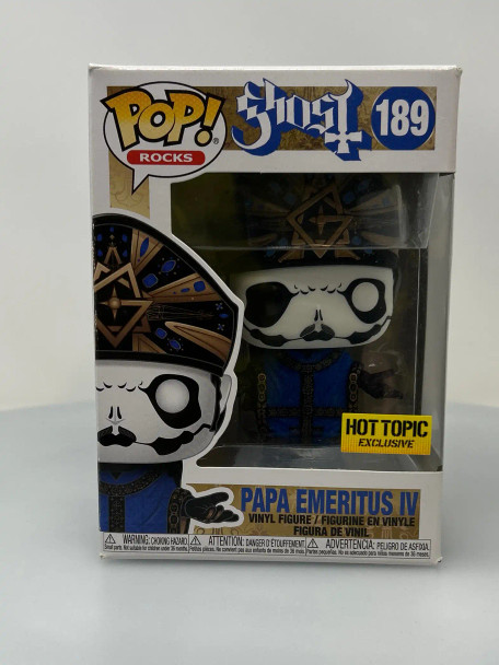 Funko POP! Rocks Ghost Papa Emeritus IV #189 Hot Topic Exclusive Vinyl Figure - (194081)