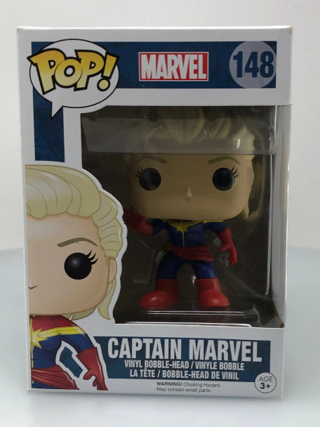 Funko POP! Captain Marvel (Unmasked) #148 Vinyl Figure - (98974)