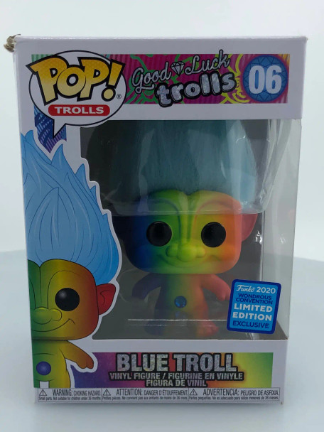 Funko POP! Retro Toys Trolls Blue Troll #6 Funko Exclusive Vinyl Figure - (143600)