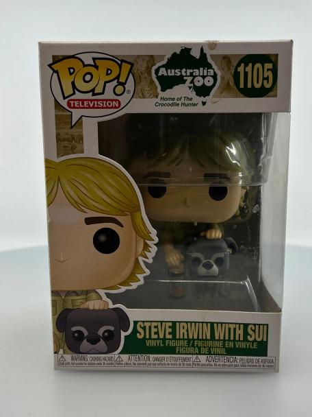 Funko POP! Television Australia Zoo Steve Irwin with Sui #1105 Vinyl Figure - (194827)