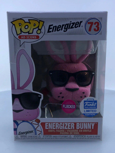Funko POP! Ad Icons Energizer Bunny (Flocked) #73 Funko Exclusive Vinyl Figure - (195113)