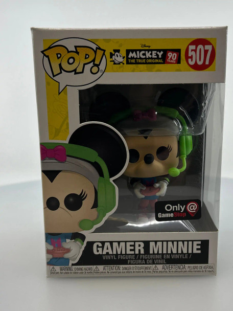 Funko POP! Disney Mickey Mouse 90 Years Gamer Minnie #507 GameStop Exclusive - (195048)