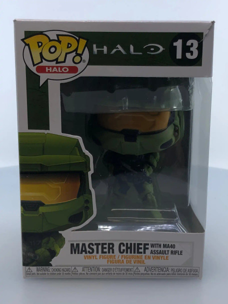 Funko POP! Games Halo Master Chief with MA40 Assault Rifle #13 Vinyl Figure - (197006)