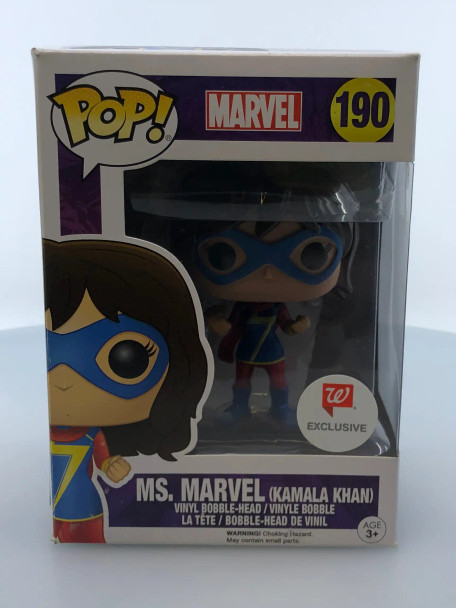 Funko POP! Ms. Marvel (Kamala Khan) #190 Walgreens Exclusive Vinyl Figure - (197819)