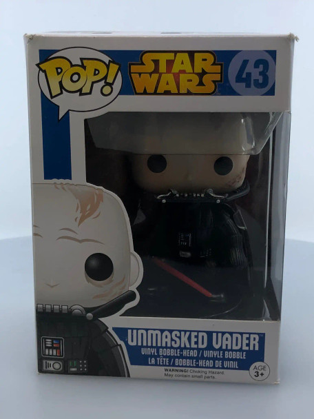 Funko POP! Star Wars Blue Box Unmasked Darth Vader #43 Vinyl Figure - (197679)