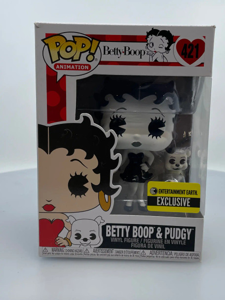 Betty Boop & Pudgy (Black & White) #421 - (197877)