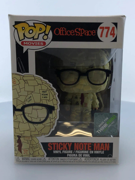 Funko POP! Movies Office Space Sticky Note Man #774 ThinkGeek Exclusive - (197825)