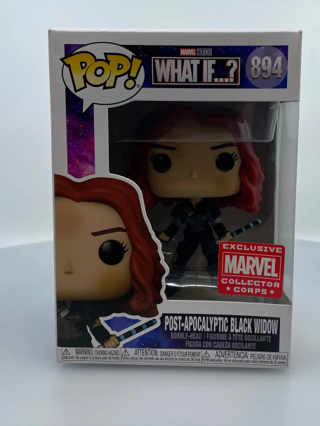 Funko POP! Marvel What If...? Post-Apocalyptic Black Widow #894 Amazon Exclusive - (197916)