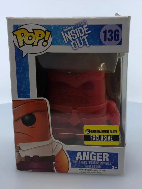 Anger with Flames (Glitter) #136 - (198748)