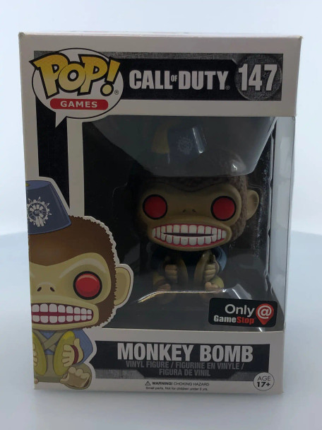 Funko POP! Games Call of Duty Monkey Bomb #147 GameStop Exclusive Vinyl Figure - (198711)
