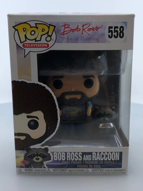Funko POP! Television Bob Ross (with Raccoon) #558 Vinyl Figure - (198680)
