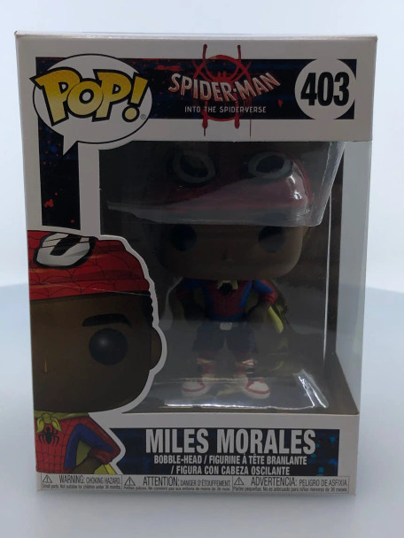 Funko POP! Marvel Spider-Man Into the Spiderverse Miles Morales (Cape) #403 - (198814)