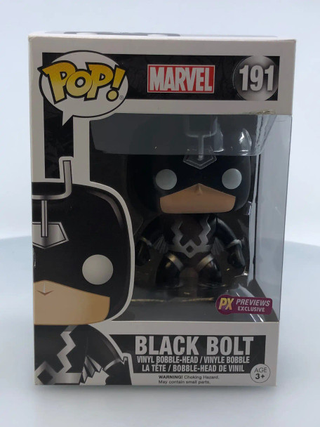 Funko POP! Marvel Inhumans Black Bolt (Black) #191 Previews Exclusive - (202904)