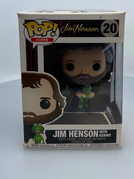 Funko POP! Icons Jim Henson with Kermit #20 Vinyl Figure - (203120)