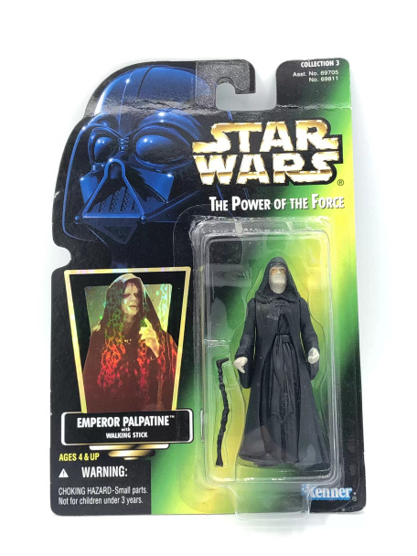 Star Wars Power of the Force (POTF) Green Card Basic Figures Emperor Palpatine - (41389)