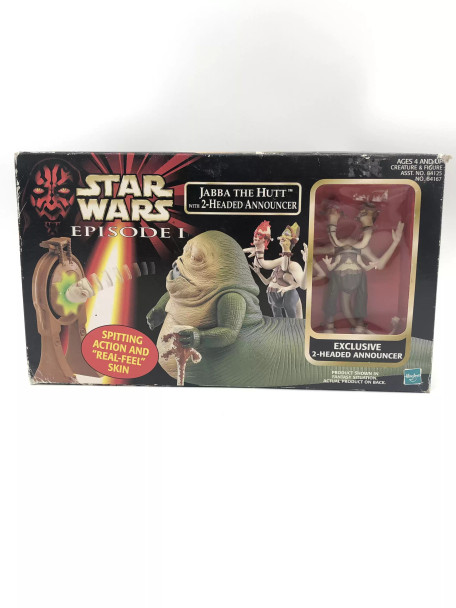 Star Wars Episode 1 Jabba The Hutt with 2-Headed Announcer Action Figure Set - (46095)