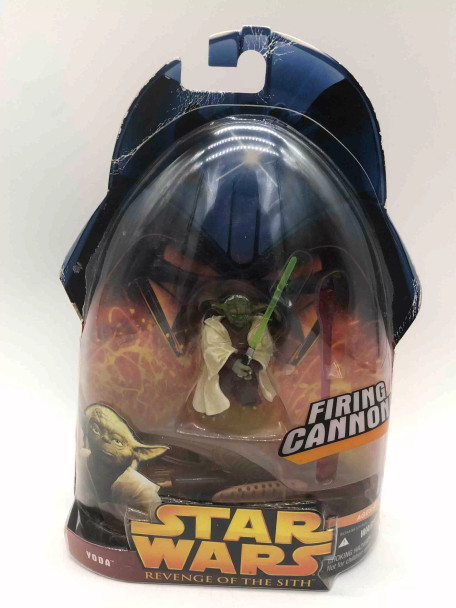 Star Wars Revenge of the Sith Yoda (Firing Cannon) Action Figure - (61142)