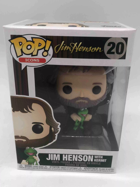 Funko POP! Icons Jim Henson with Kermit #20 Vinyl Figure - (62393)