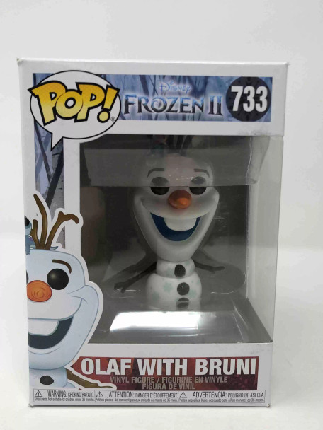 Funko POP! Disney Frozen II Olaf with Bruni #733 Vinyl Figure - (63221)