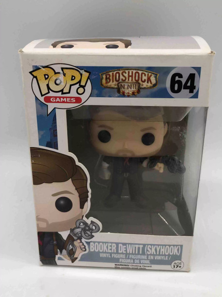 Funko POP! Games Bioshock Booker DeWitt (Skyhook) #64 Vinyl Figure - (63587)