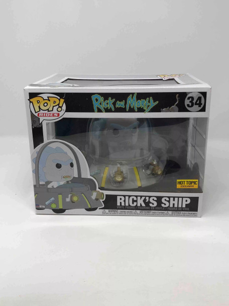 Funko POP! Animation Rick and Morty Rick with Ship #34 Vinyl Figure - (64646)